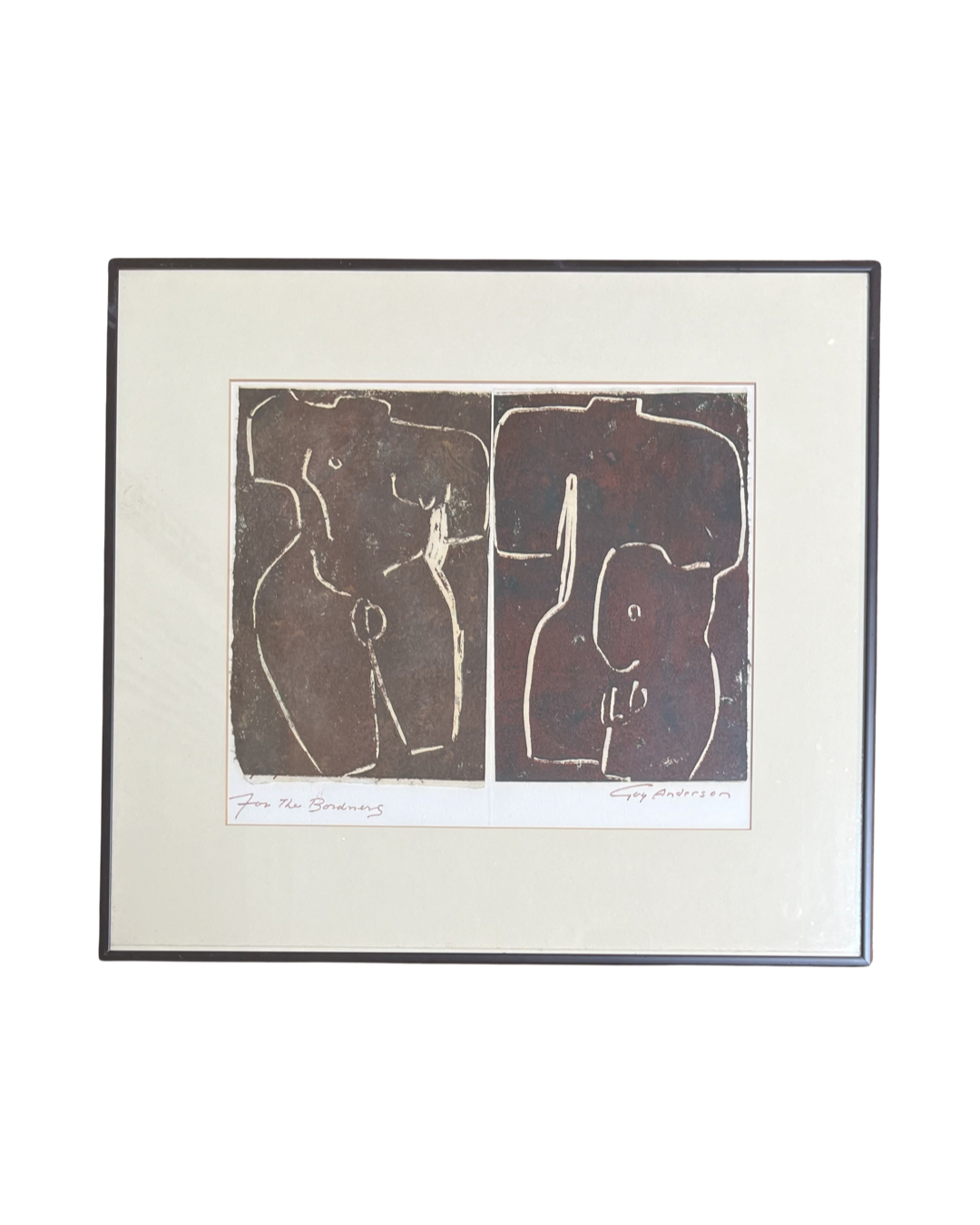 Untitled “Torsos” Woodblock Print