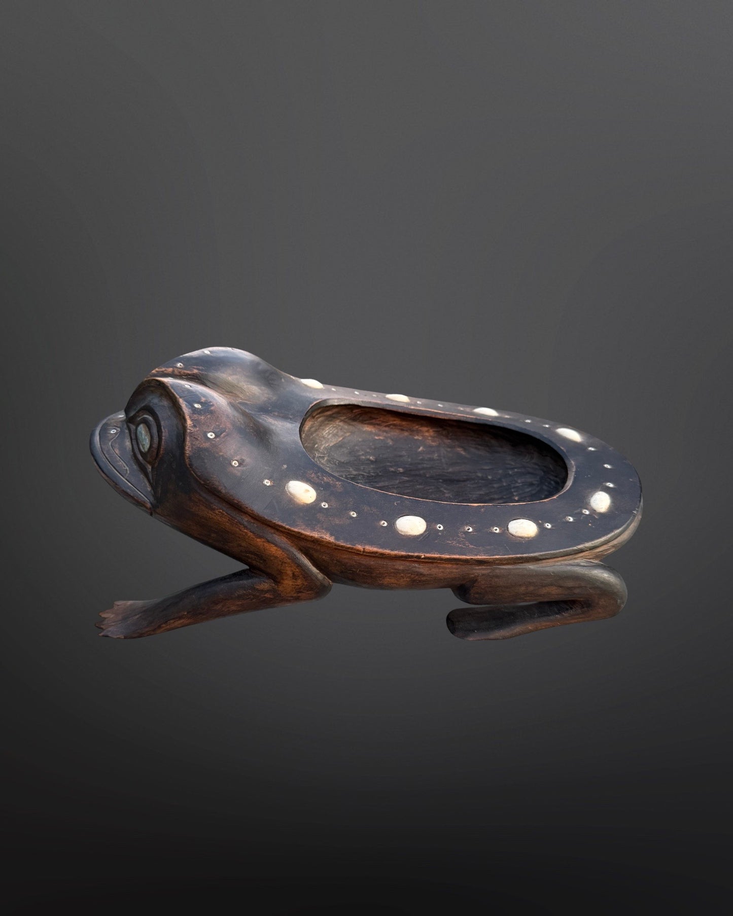 Old Tlingit Frog Bowl