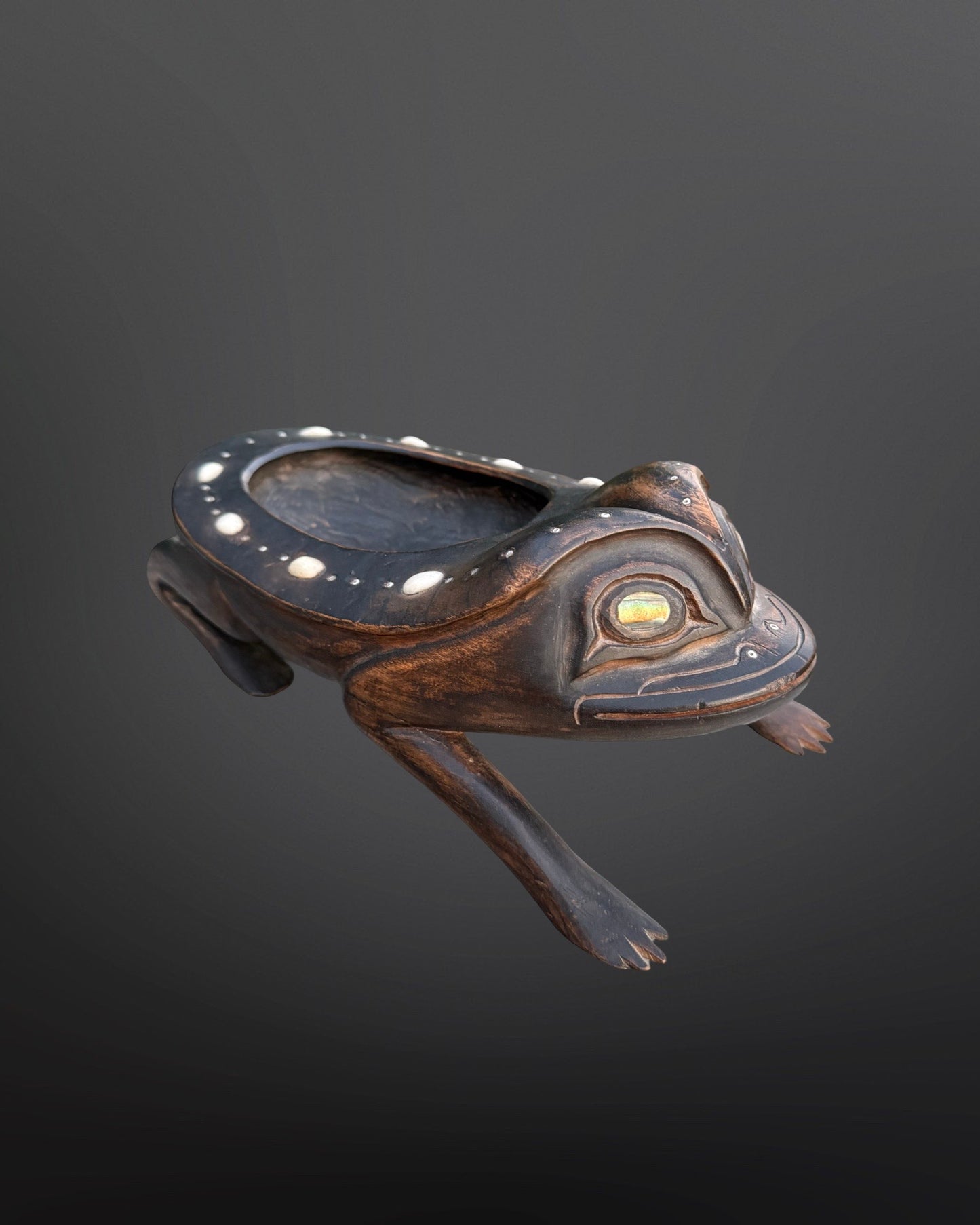 Old Tlingit Frog Bowl