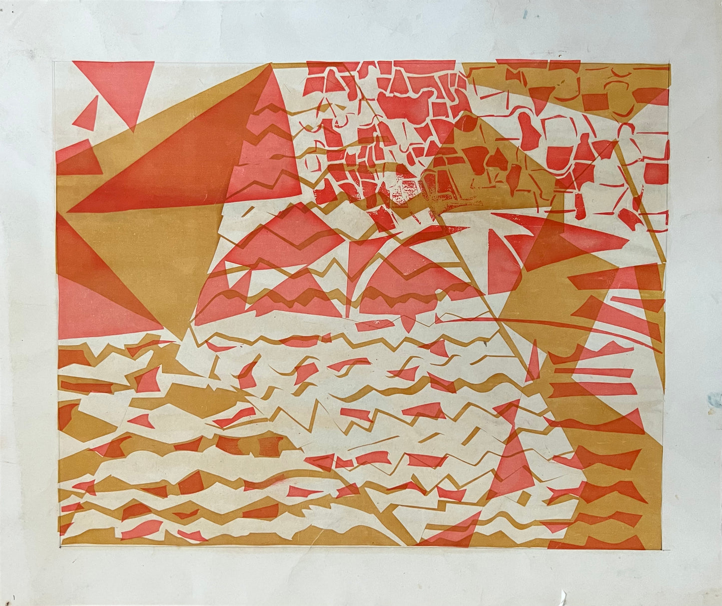 Untitled 2 sided Monoprint