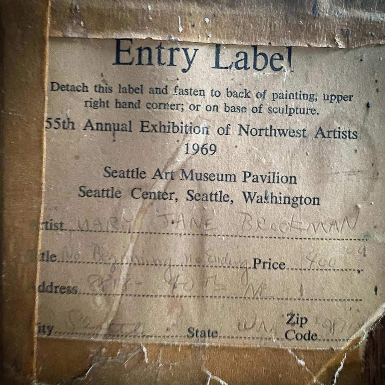 No Beginning No Ending