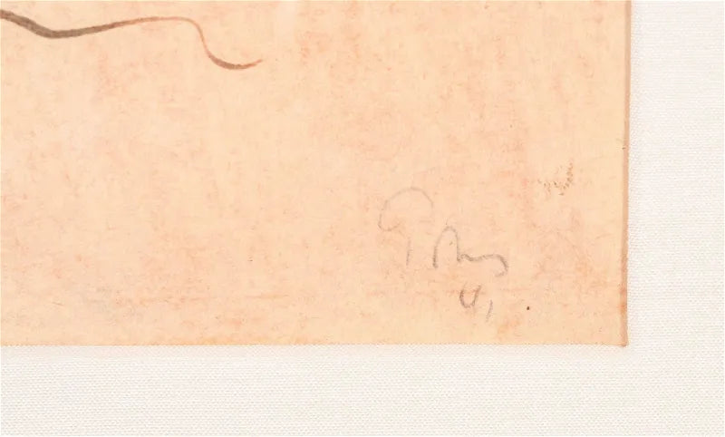 Market Drawing by Mark Tobey