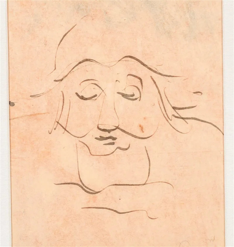 Market Drawing by Mark Tobey