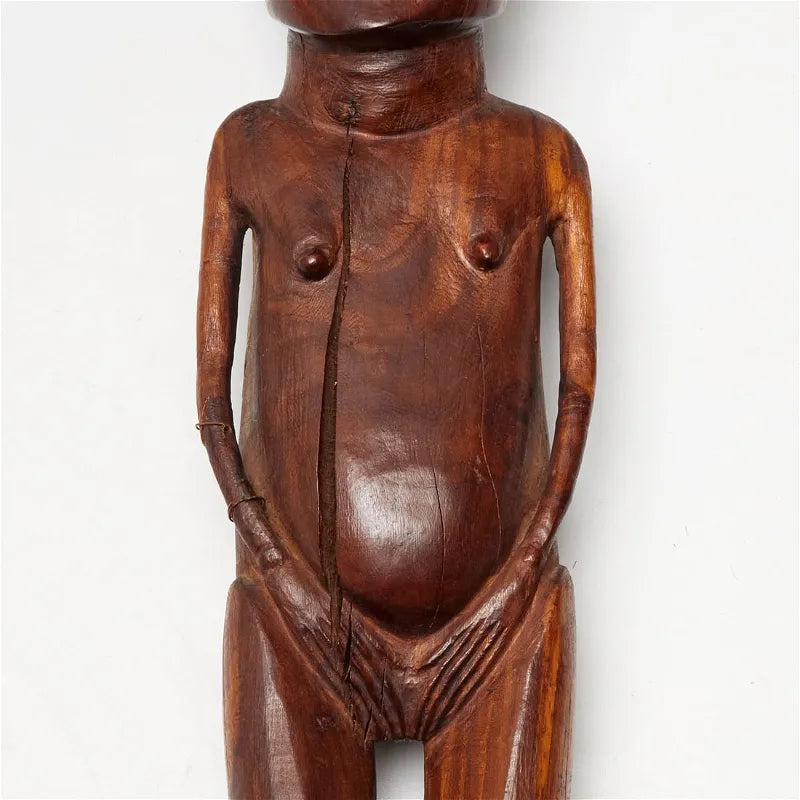 Rapa Nui, Moai Paepae Fertility Figure from Easter Island