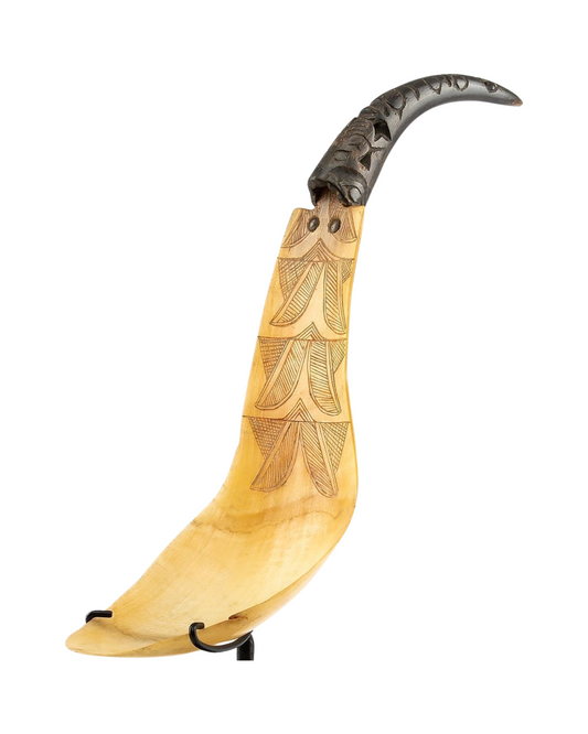 Northwest Coast Sheep Horn Spoon