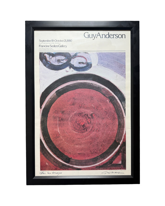 Signed Vintage Guy Anderson Show Poster