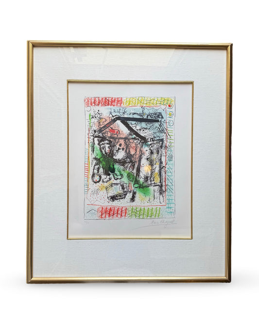 Artist and the Village II by Marc Chagall