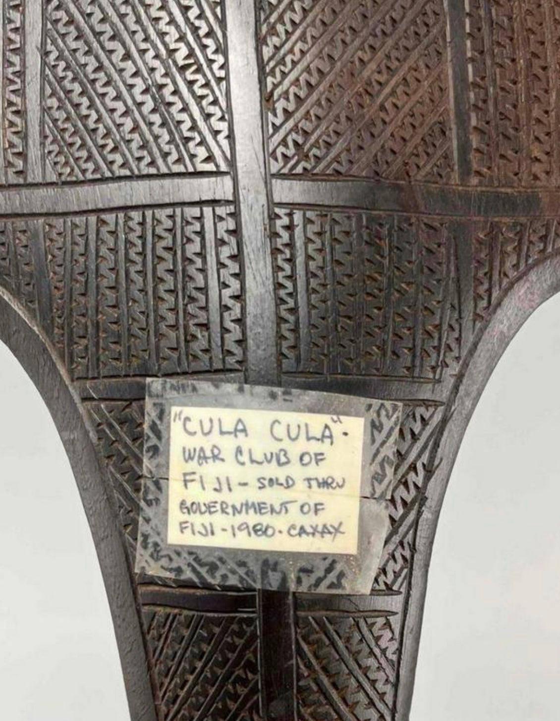 War Club ‘Cula Cula’, Fiji