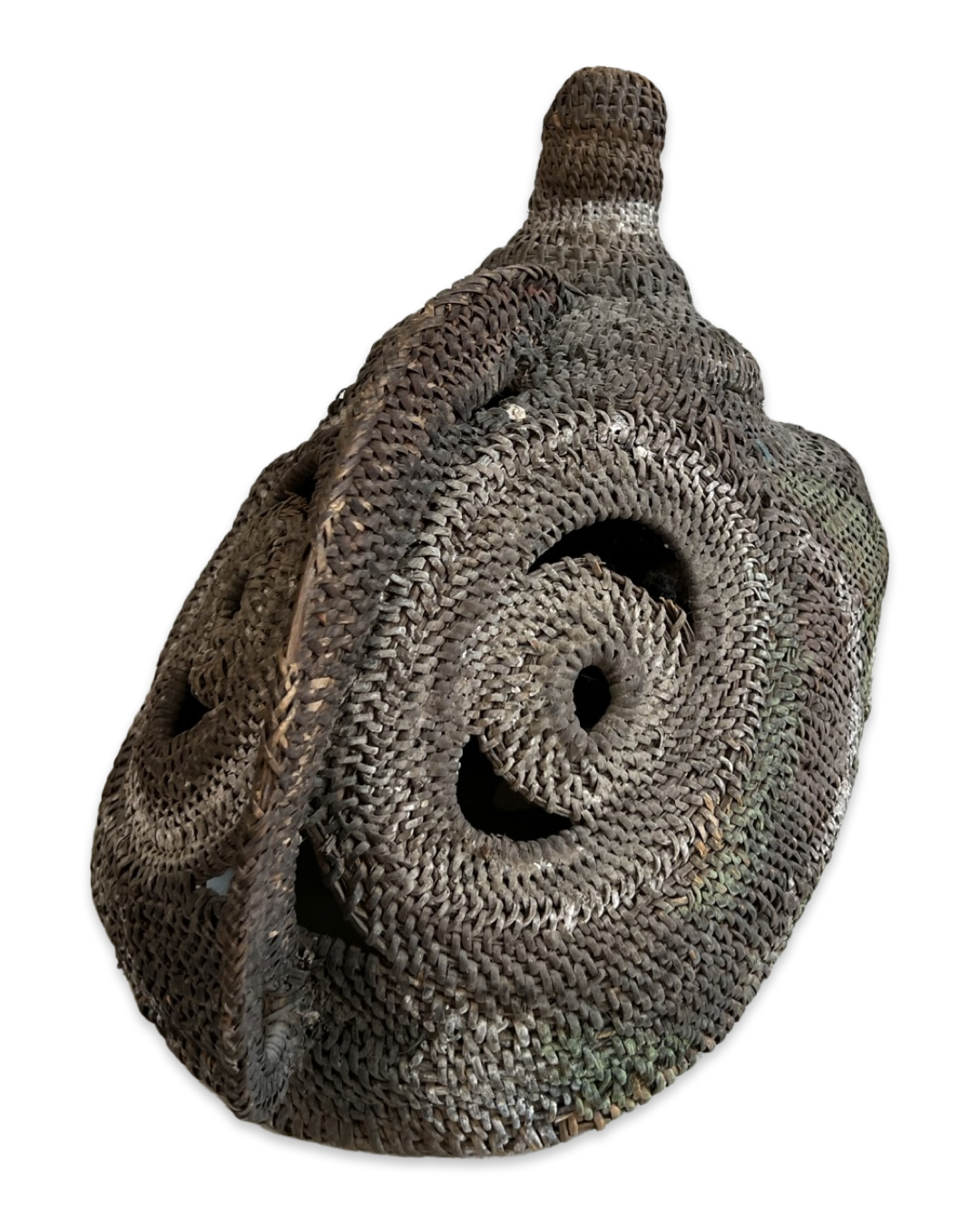 Woven Basket Yam Mask