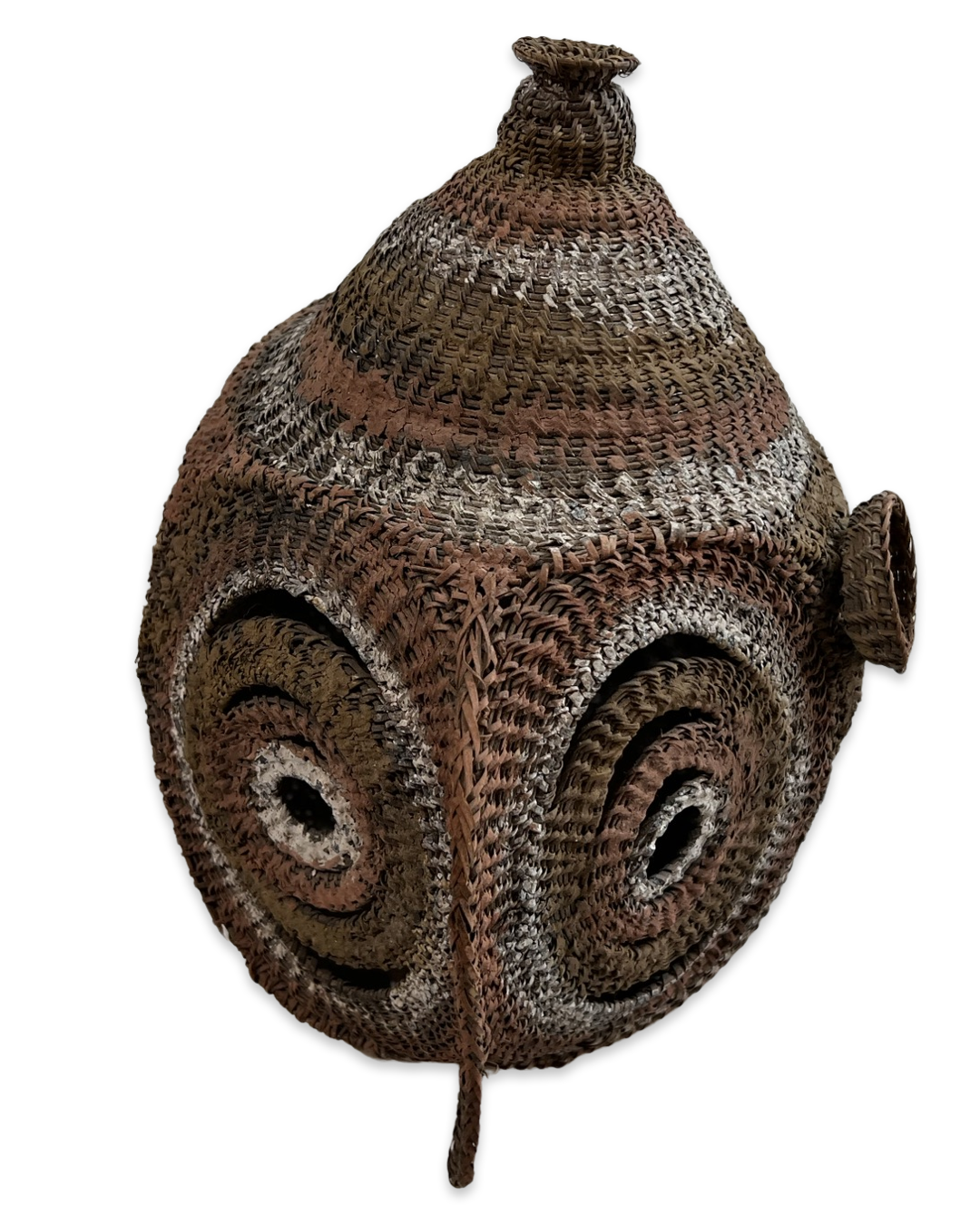 Woven Basket Yam Mask