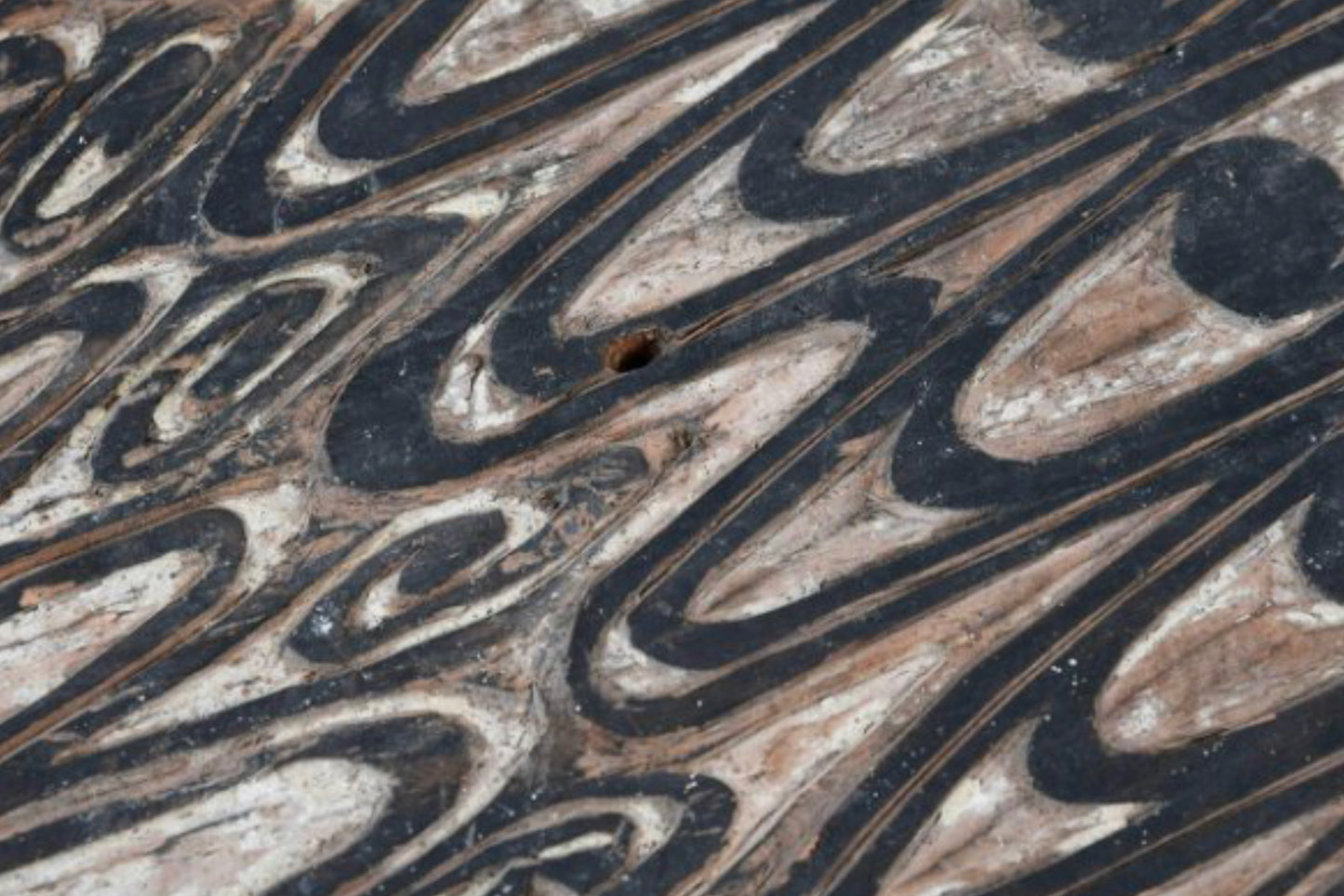 Carved Sago Platter, PNG