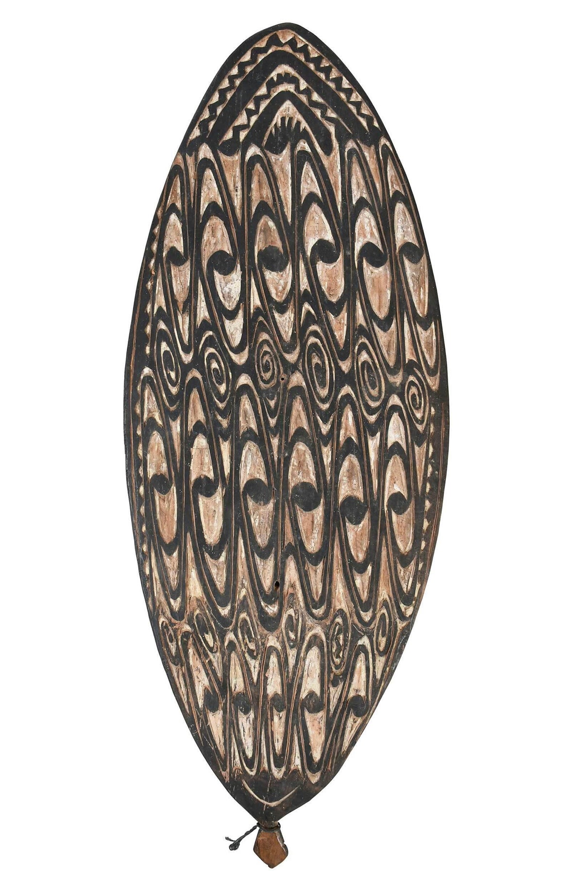 Carved Sago Platter, PNG