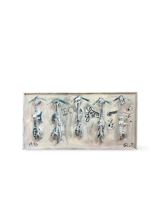 Witco Fire Dancers Overpainted by Famous Artist