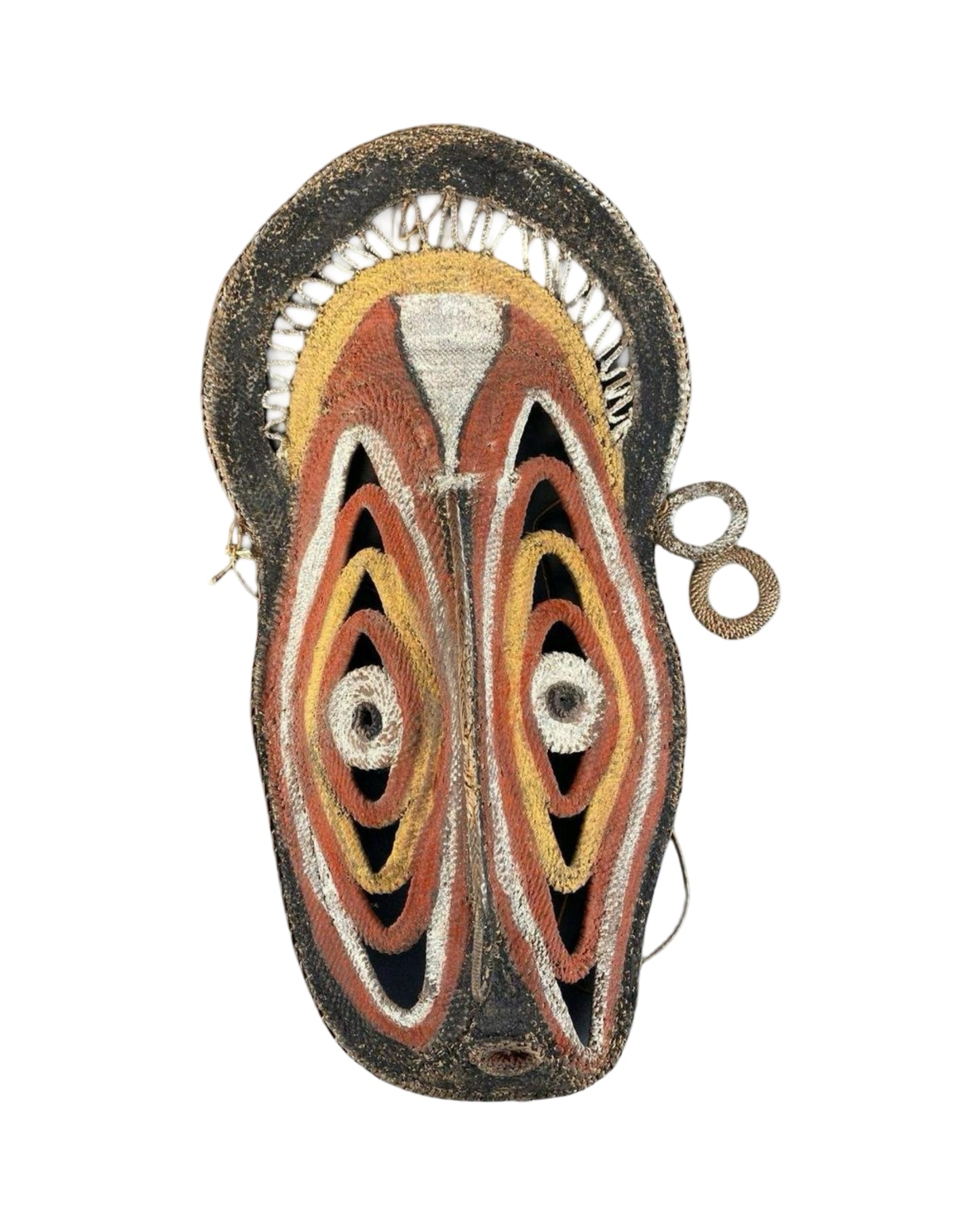 Woven Abelam Yam Mask