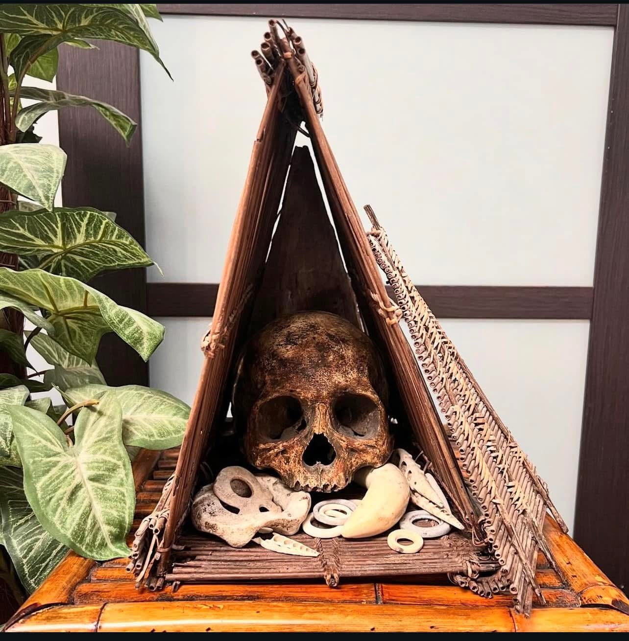 Published Kosa Ancestor Skull Hut