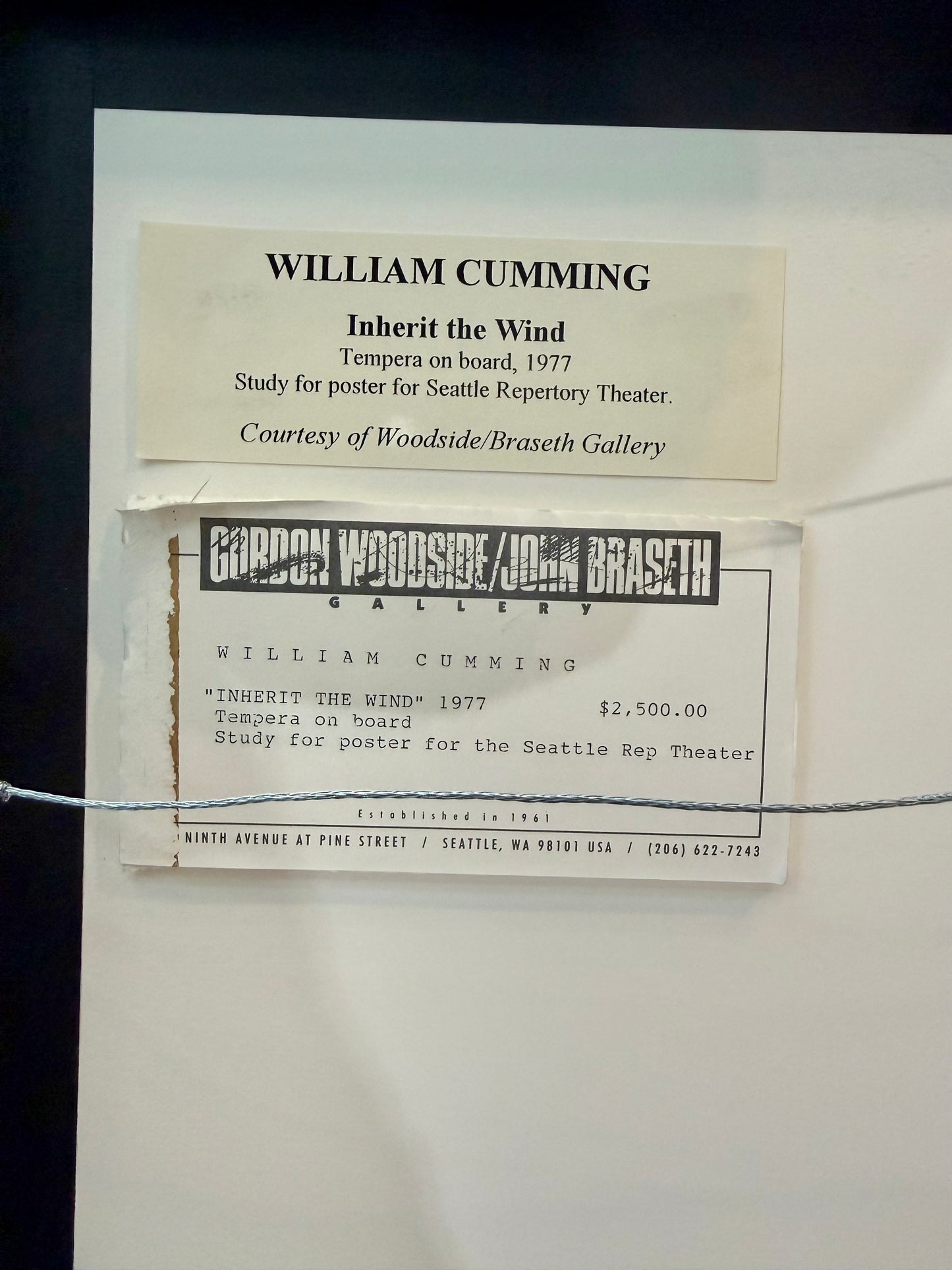 Inherit the Wind by Bill Cumming
