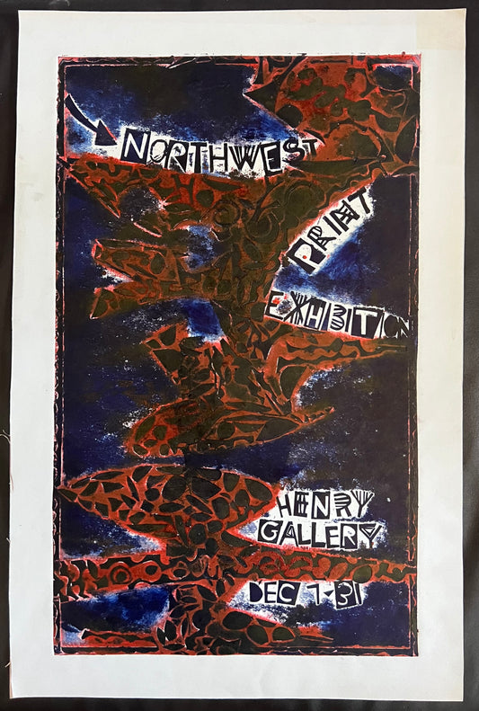 Henry Gallery, Northwest Print Exhibition Poster AP