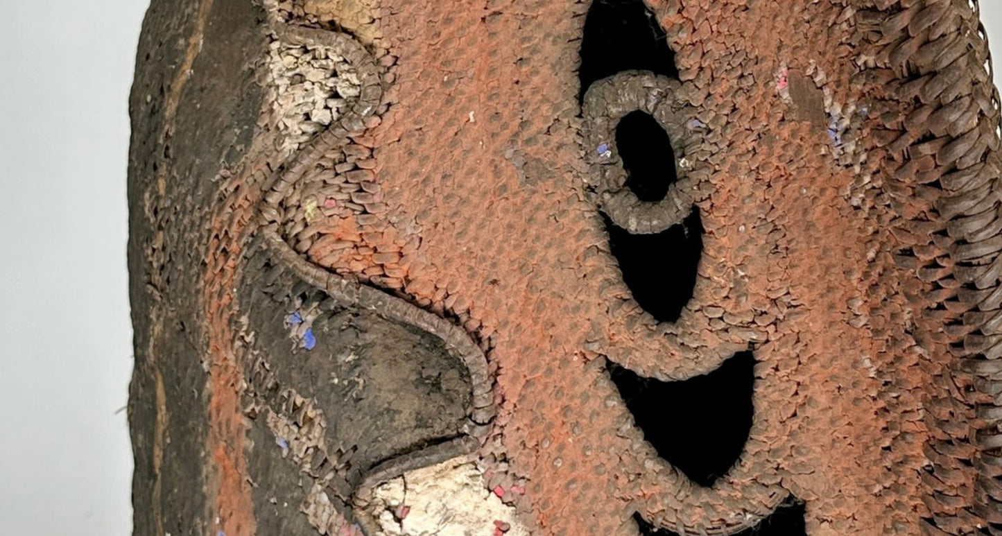 Large Woven Yam Mask