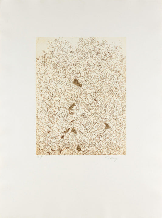 Mark Tobey (American, 1890-1976) Psaltry-2nd Form, 1974