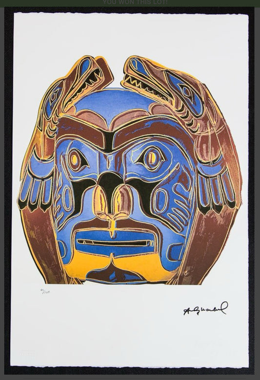 ‘Northwest Coast Mask’ by Andy Warhol