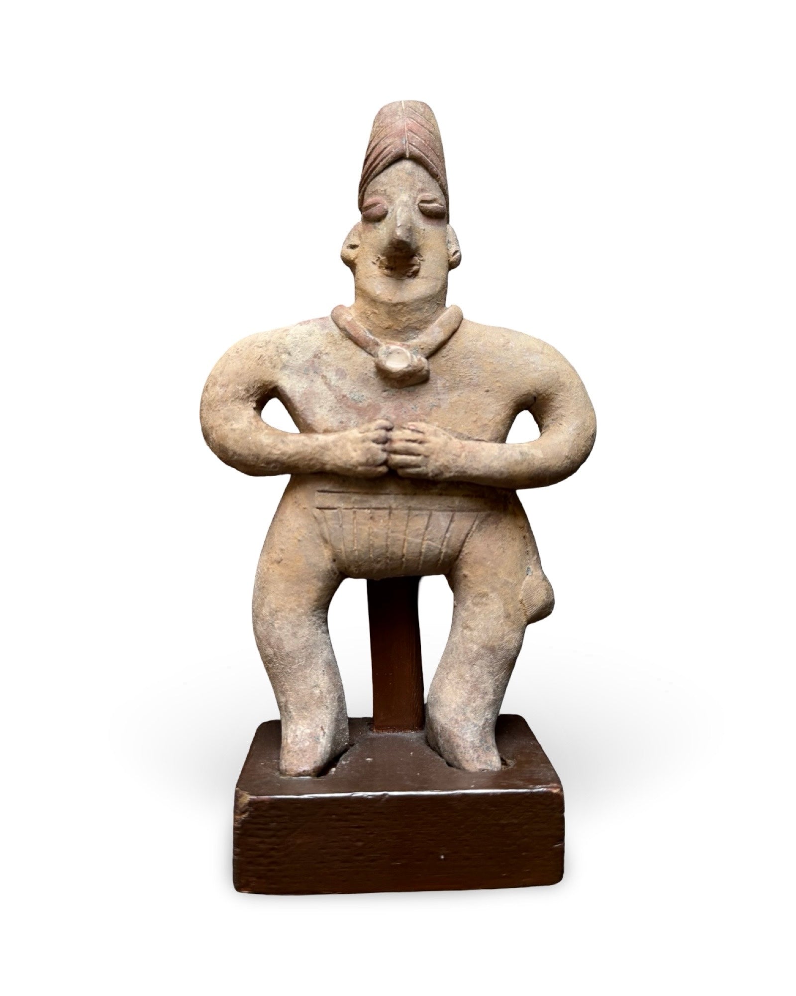 Colima Figure Colima Terracotta Flat Figure - Standing Female – Cassera Gallery