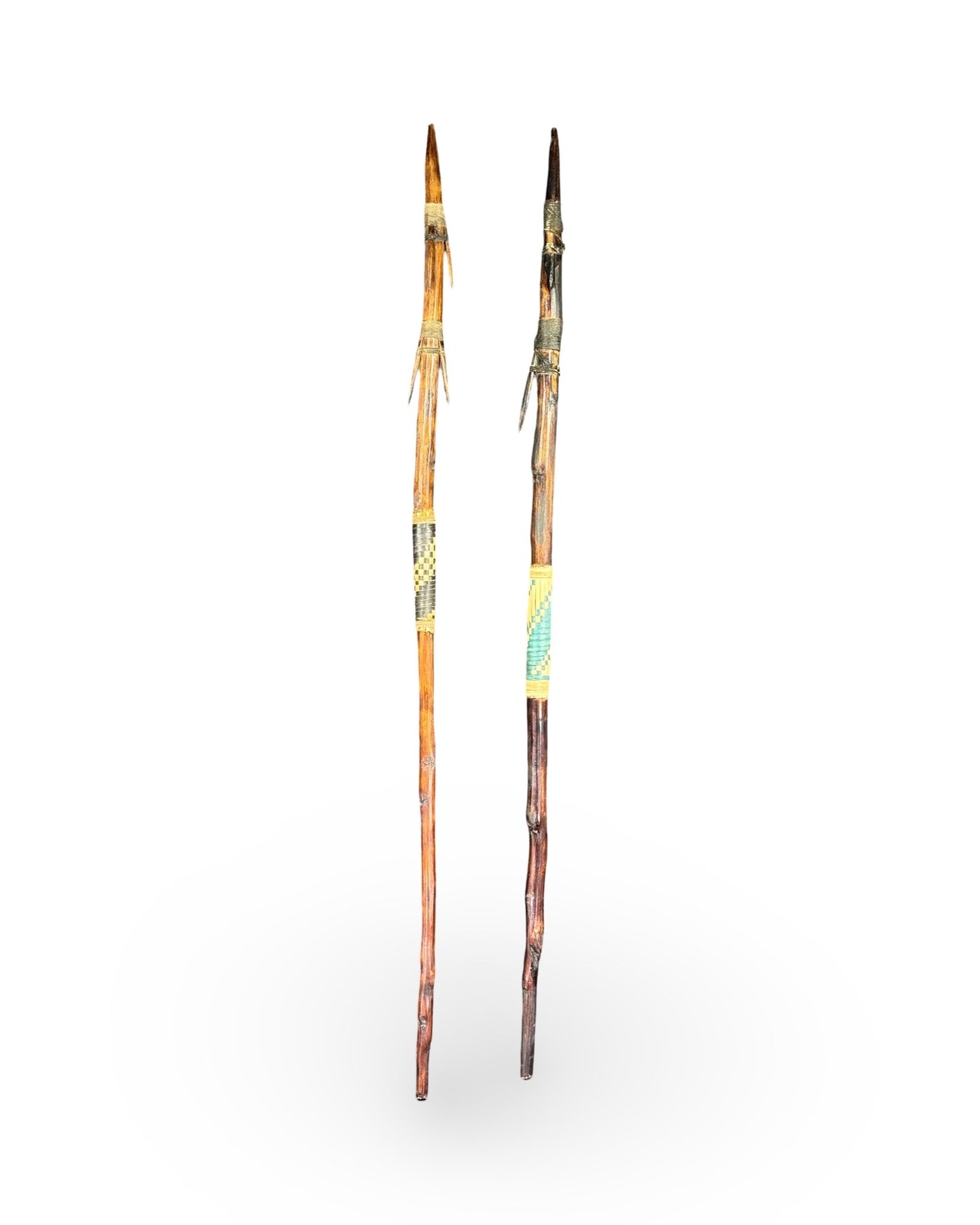 A Pair of Old Solomon Islands Barbed Spears