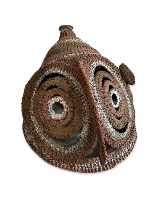 Woven Basket Yam Mask