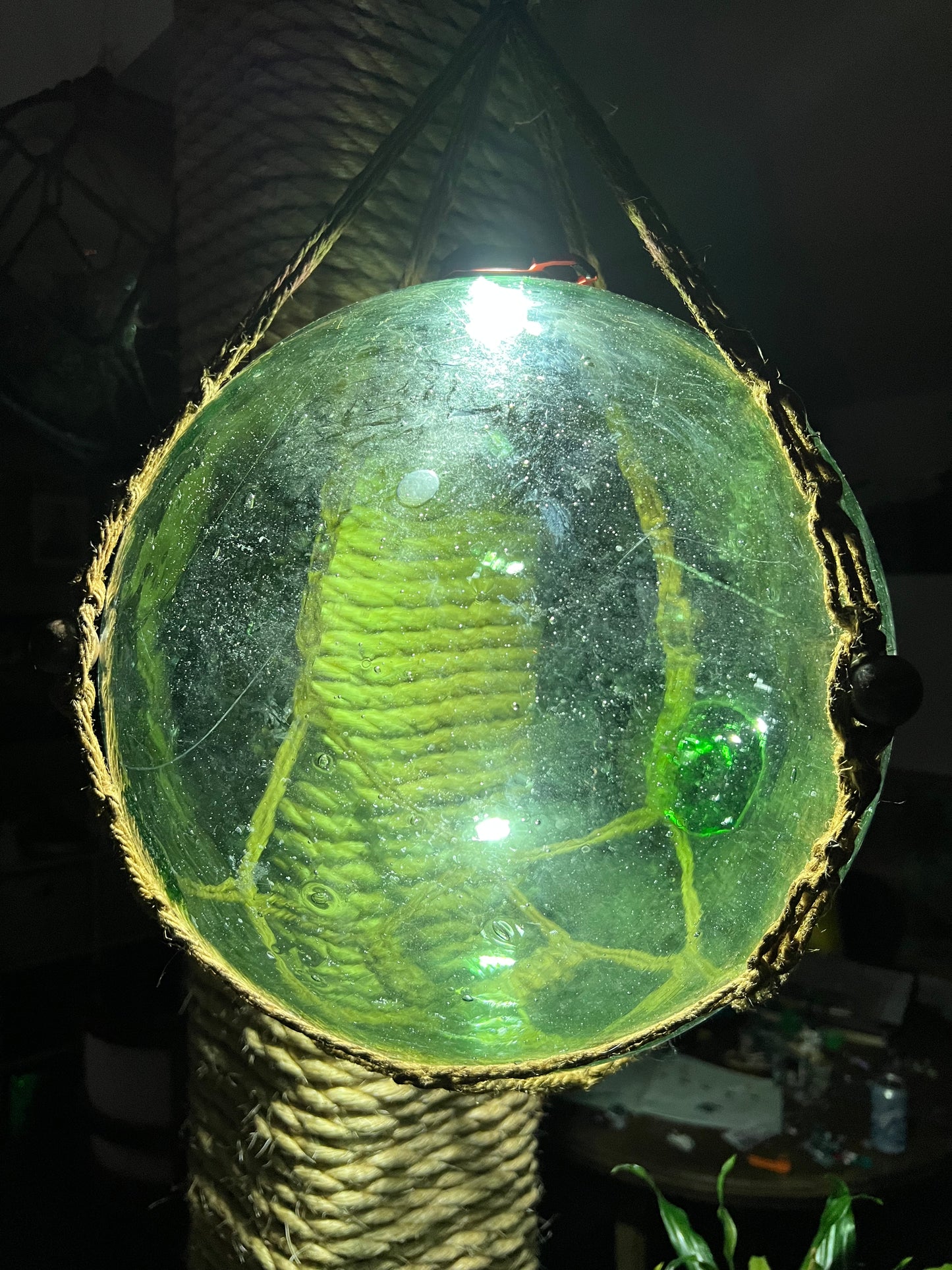 XL Antique Glass Ball Float